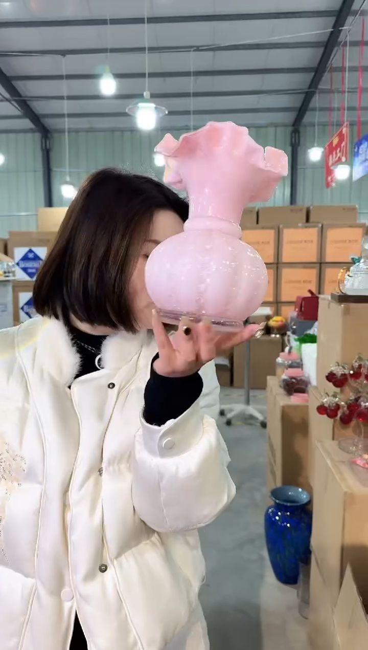 【闪购商品】玻璃于清花器J-早48