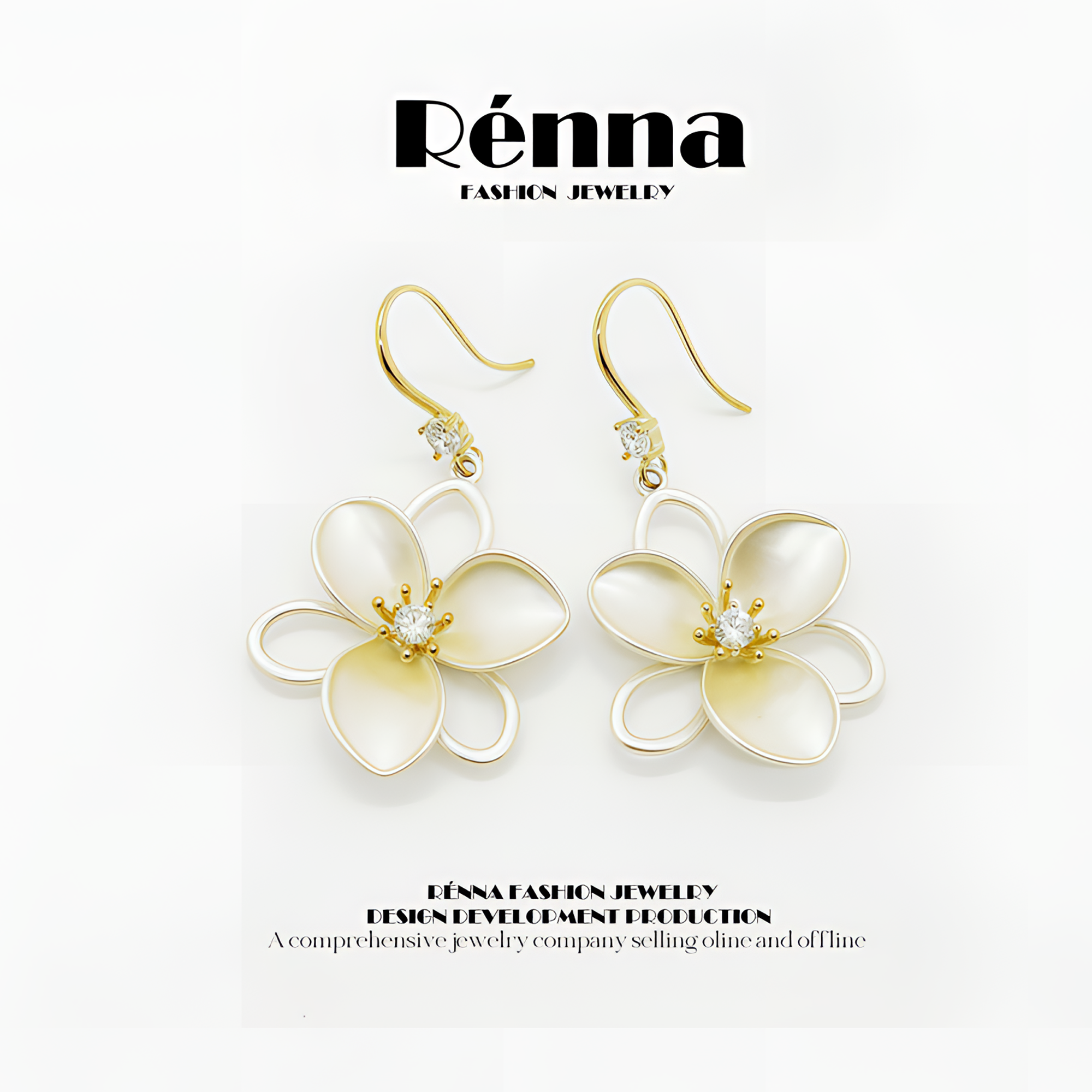 铜合金耳饰 耳环轻奢2025新款爆款法式时尚气质精致百搭耳环耳饰