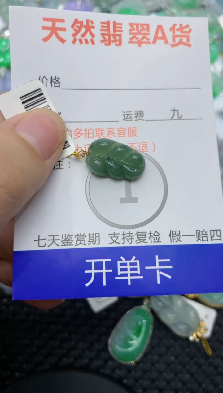 【闪购商品】翡翠颈饰18K金镶嵌  111111111111