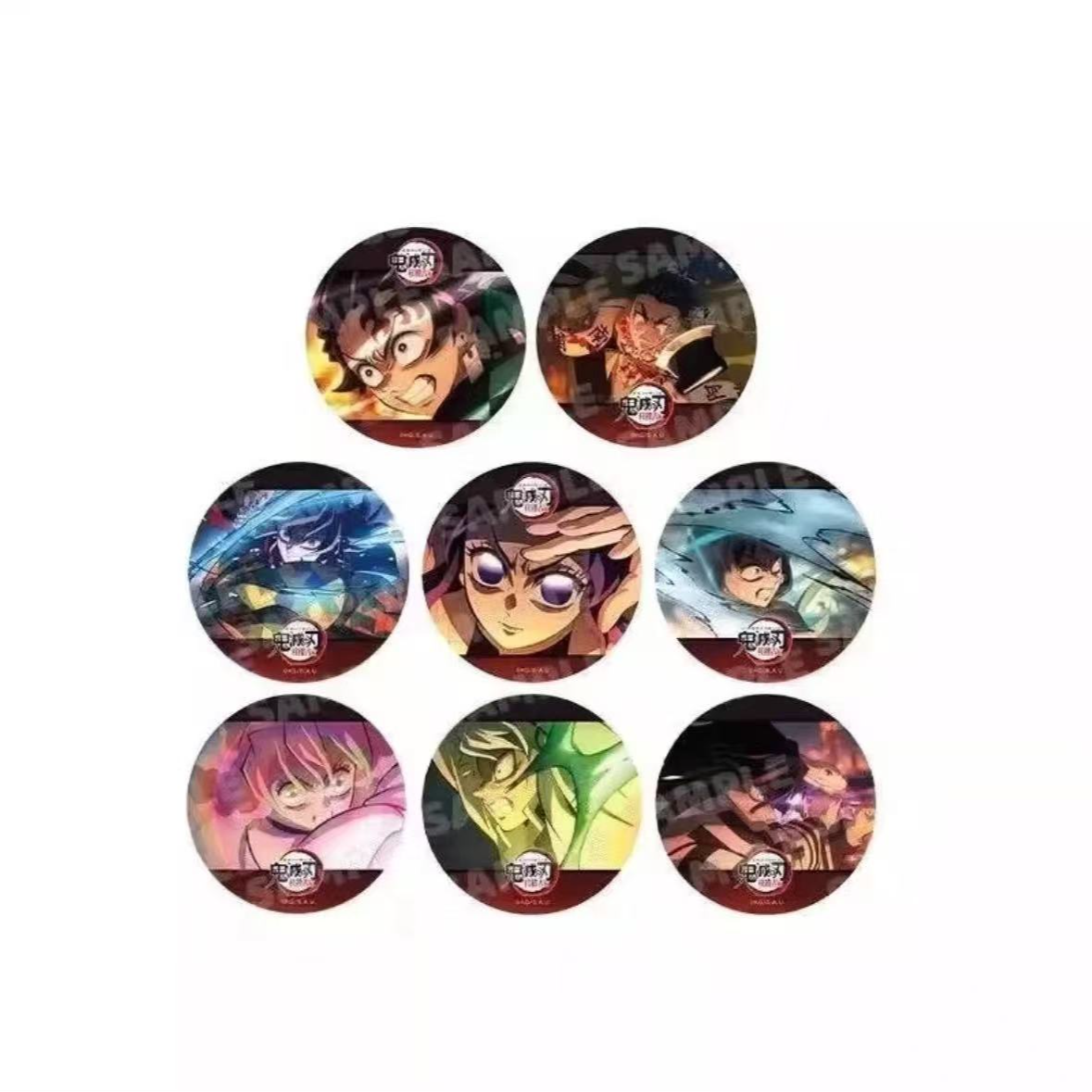 【鬼灭之刃】第八话/第四话 光栅吧唧/盲盒吧唧 潮玩盲盒 代拆