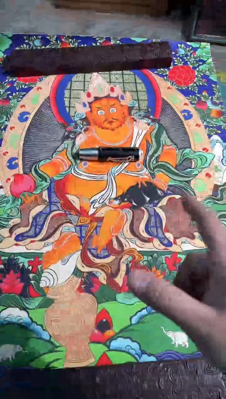 卷轴画路路的唐卡tk160