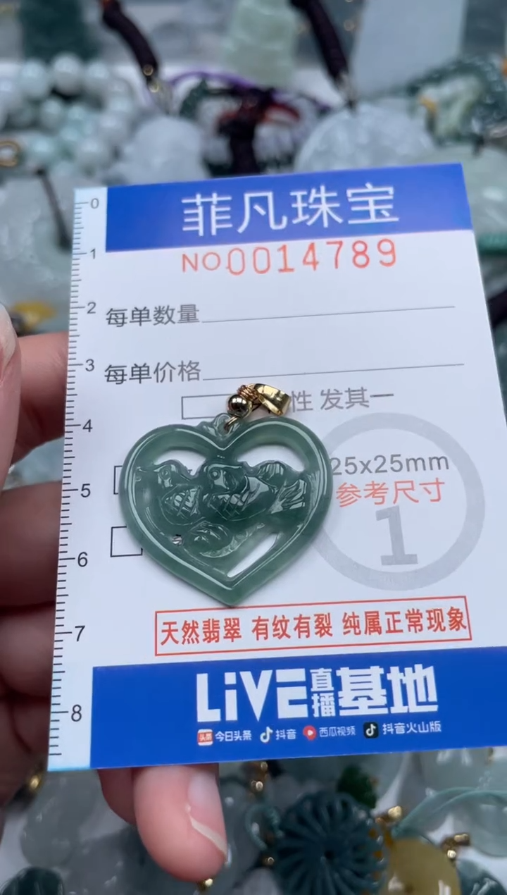 颈饰未镶嵌翡翠14789