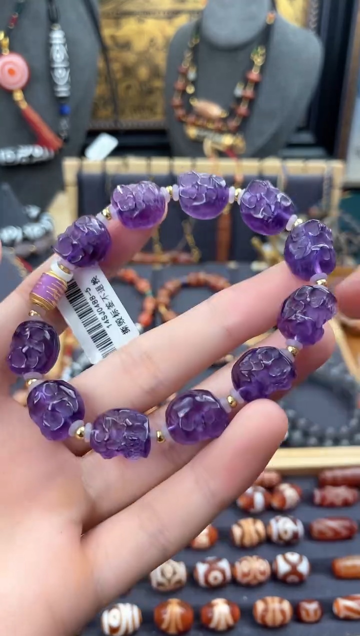 【闪购商品】水晶珠宝半成品未镶嵌尸尸手串