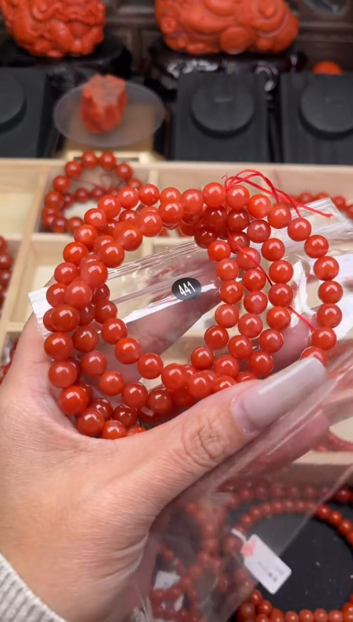 【闪购商品】南红玛瑙珠宝奇石未镶嵌441-8+