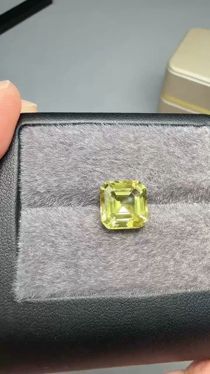 【闪购商品】水晶柠檬晶未镶嵌4ct-A595-1p