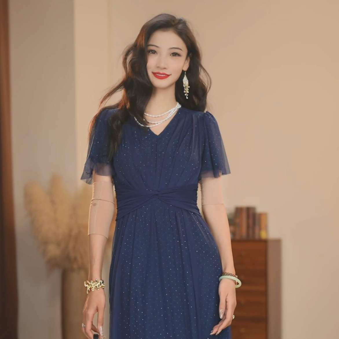 【于一】海洋之星   春夏法式显瘦收腰日常高级感连衣裙-YL20150