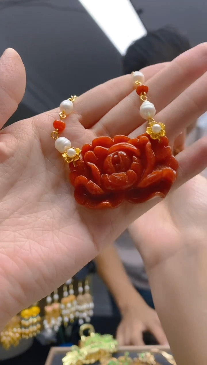 【闪购商品】翡翠耳饰合金188翡翠锁骨链