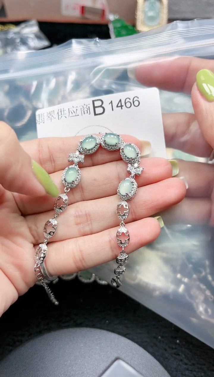 【闪购商品】翡翠颈饰未镶嵌赠皮绳1466