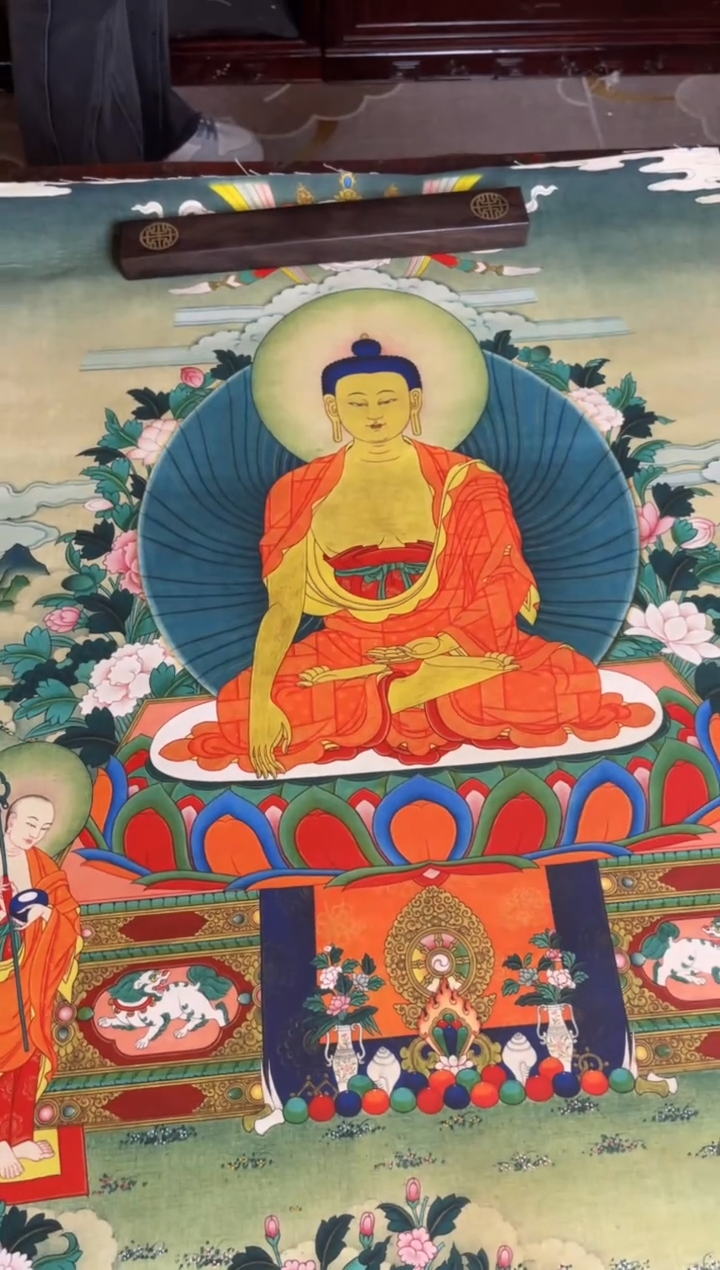 卷轴画手绘唐卡081