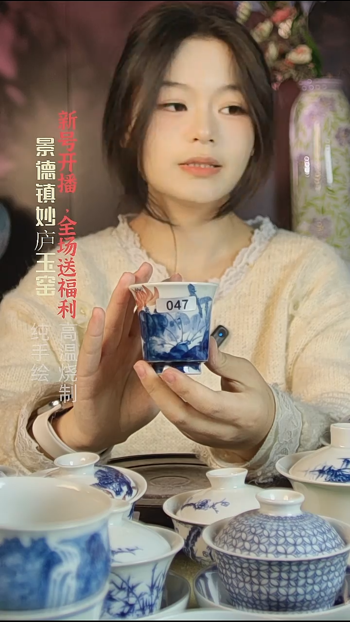 盘陶妙庐玉窑高马蹄047