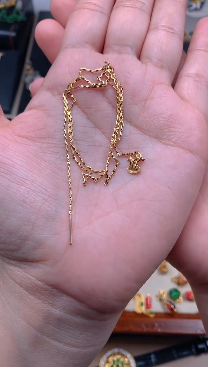 【闪购商品】翡翠吊坠(不含链)银S925镶嵌项链