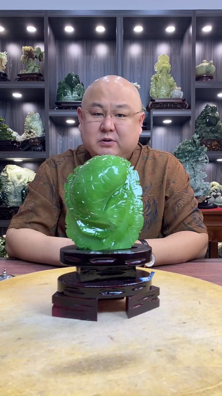 玉黑***皮 玉岫岩料手工雕刻摆件居家装饰送礼一物一图