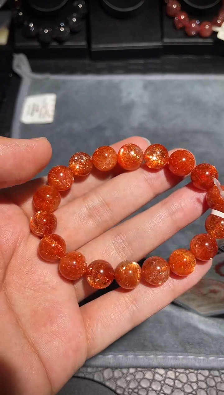 【闪购商品】日光石手链未镶嵌金太阳单圈A11（多样性发其一）