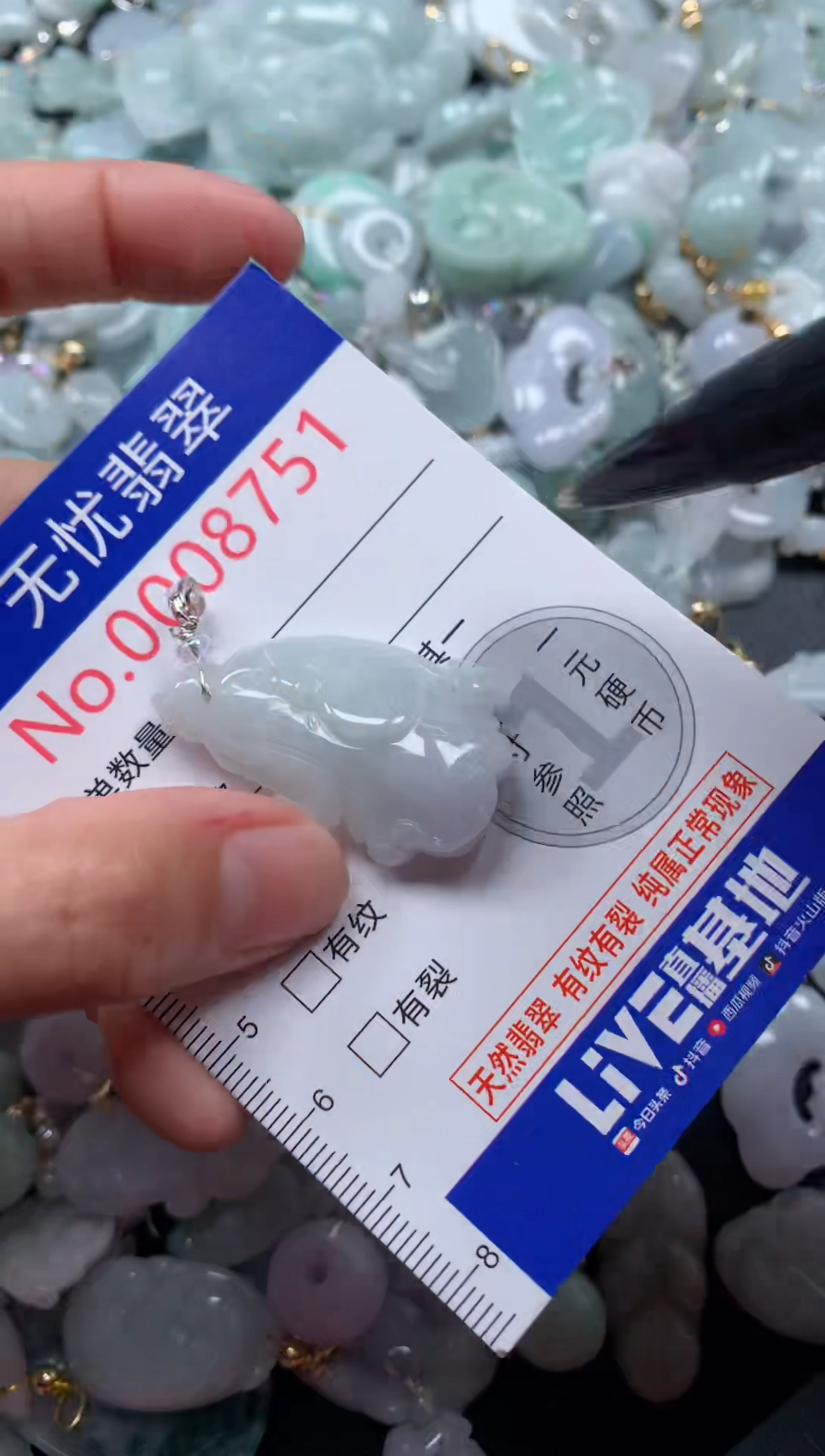 颈饰未镶嵌翡翠8751