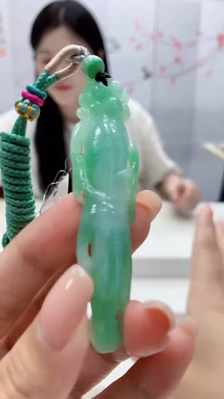 定制翡翠未镶嵌0405xx-毛货挂件17