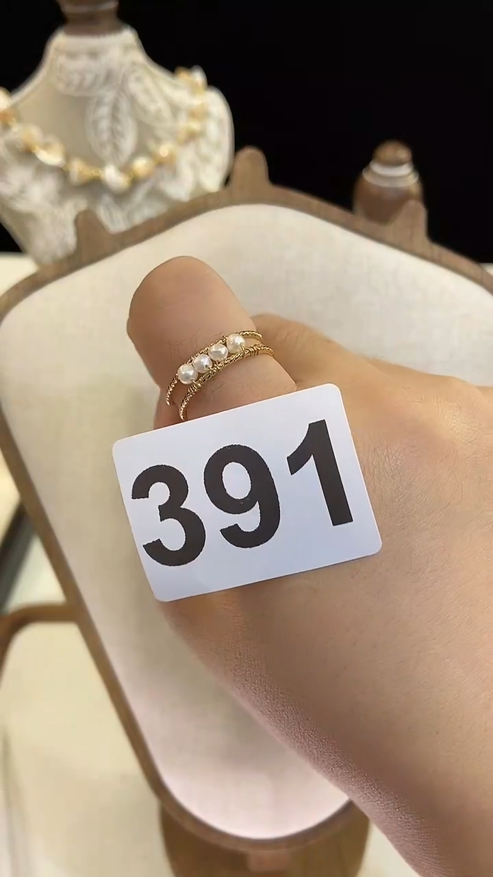 颈饰合金淡水珍珠391
