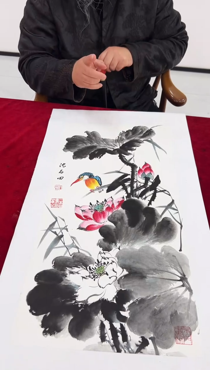 国画沈石田老师2pc作品