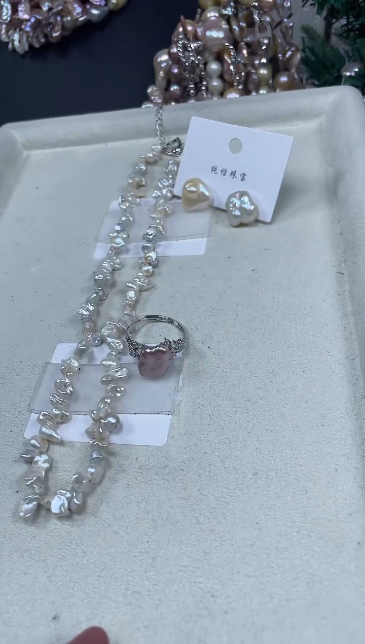 【闪购商品】淡水珍珠套链未镶嵌【纯恬珍珠】