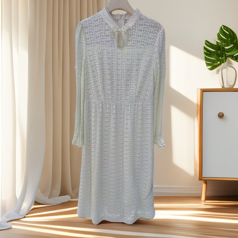 R001#【木兮兮专属】2025年夏季新款气质珍珠扣显瘦百搭时尚连衣裙