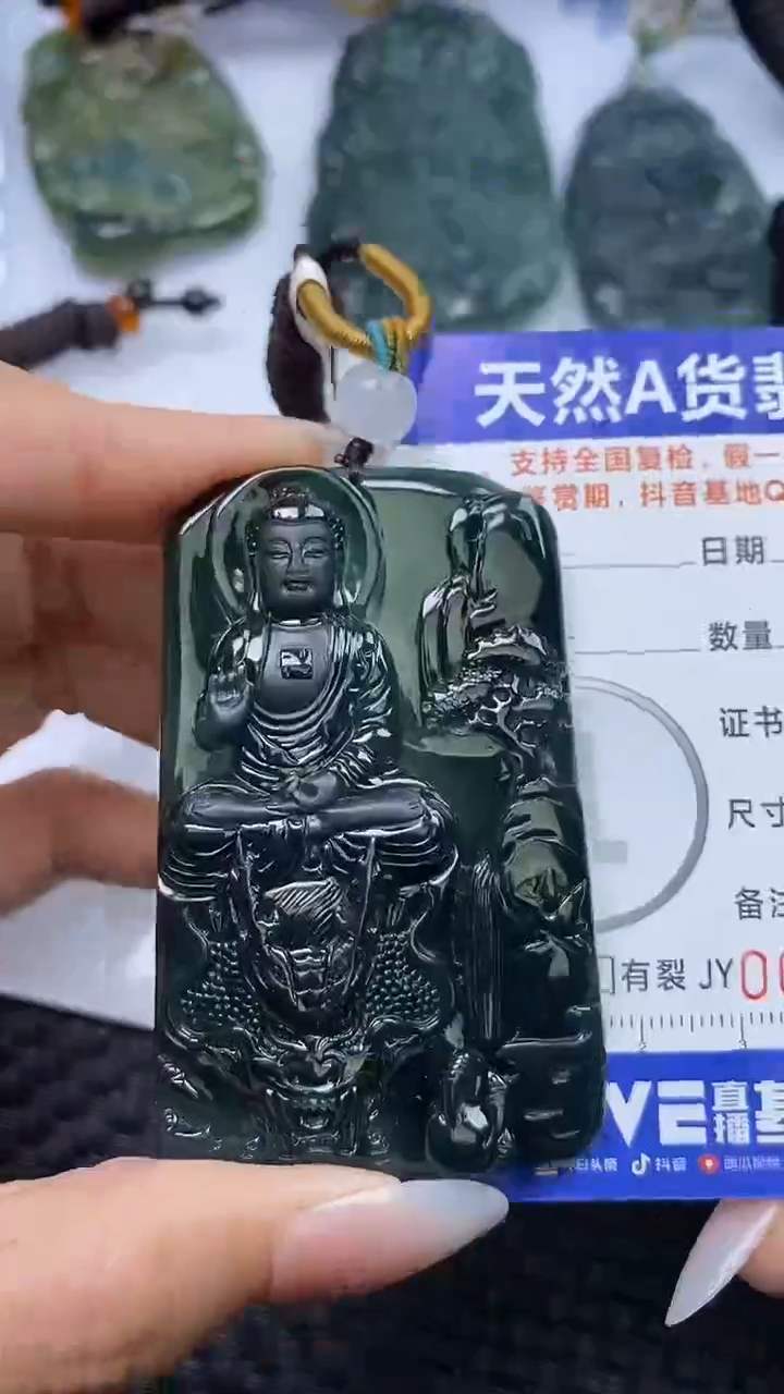【闪购商品】翡翠颈饰未镶嵌A货翡翠8865