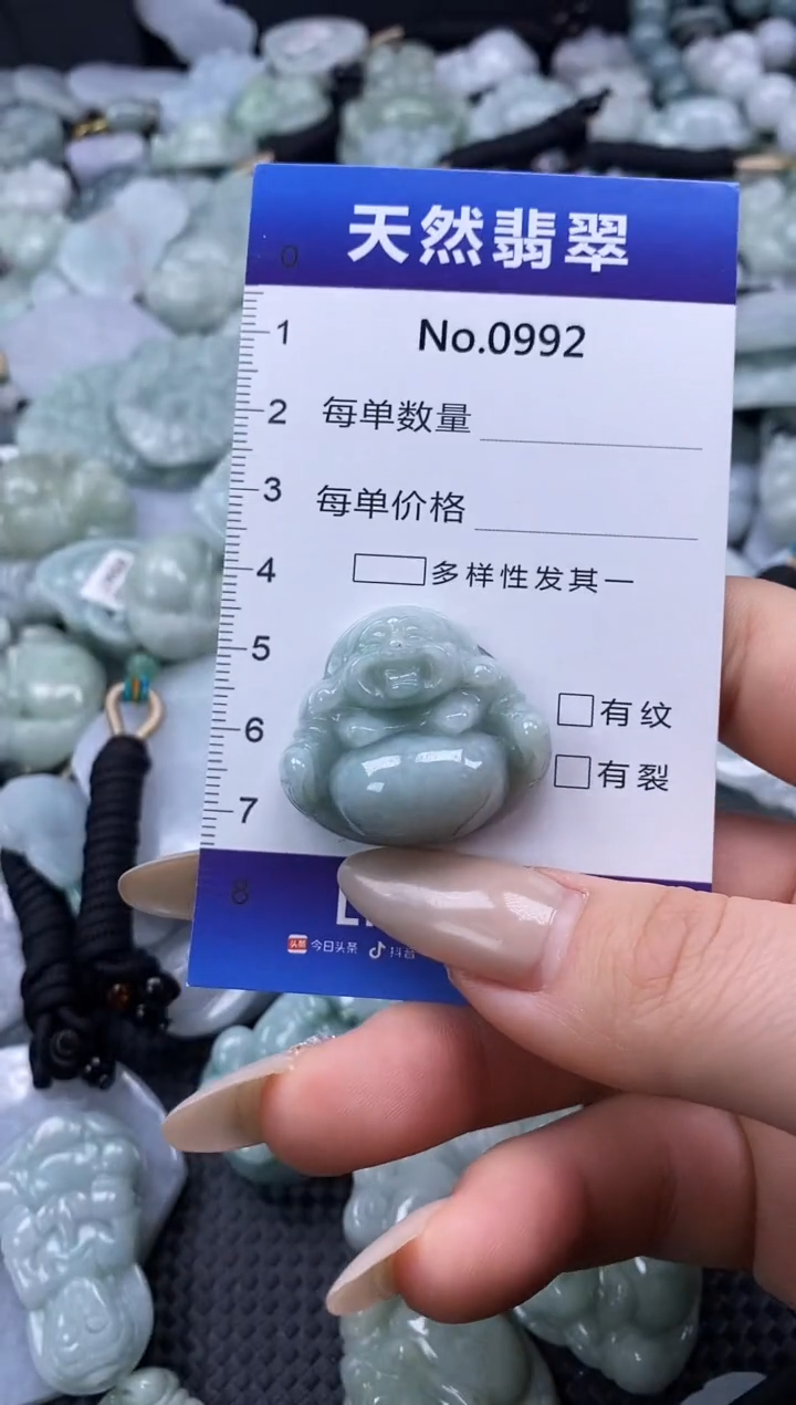【闪购商品】翡翠颈饰未镶嵌缅甸A货翡翠0992