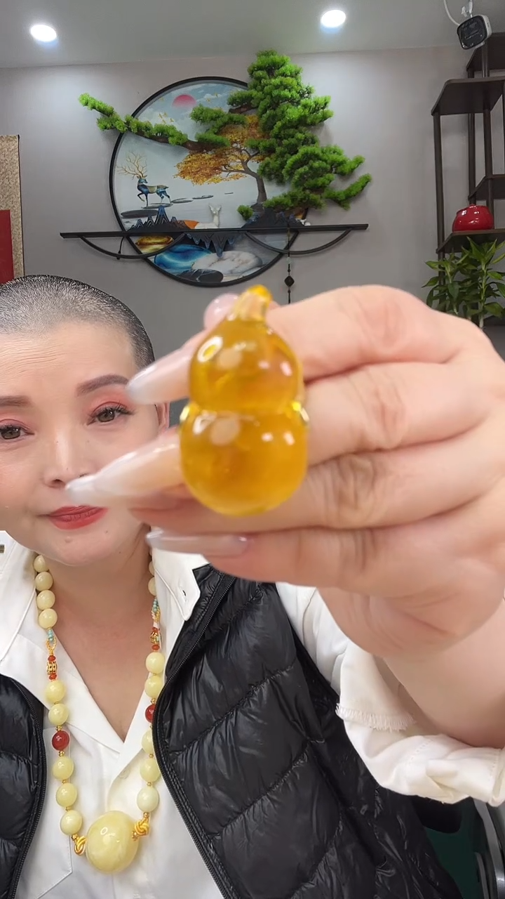 【闪购商品】琥珀戒指银S925镶嵌戒指