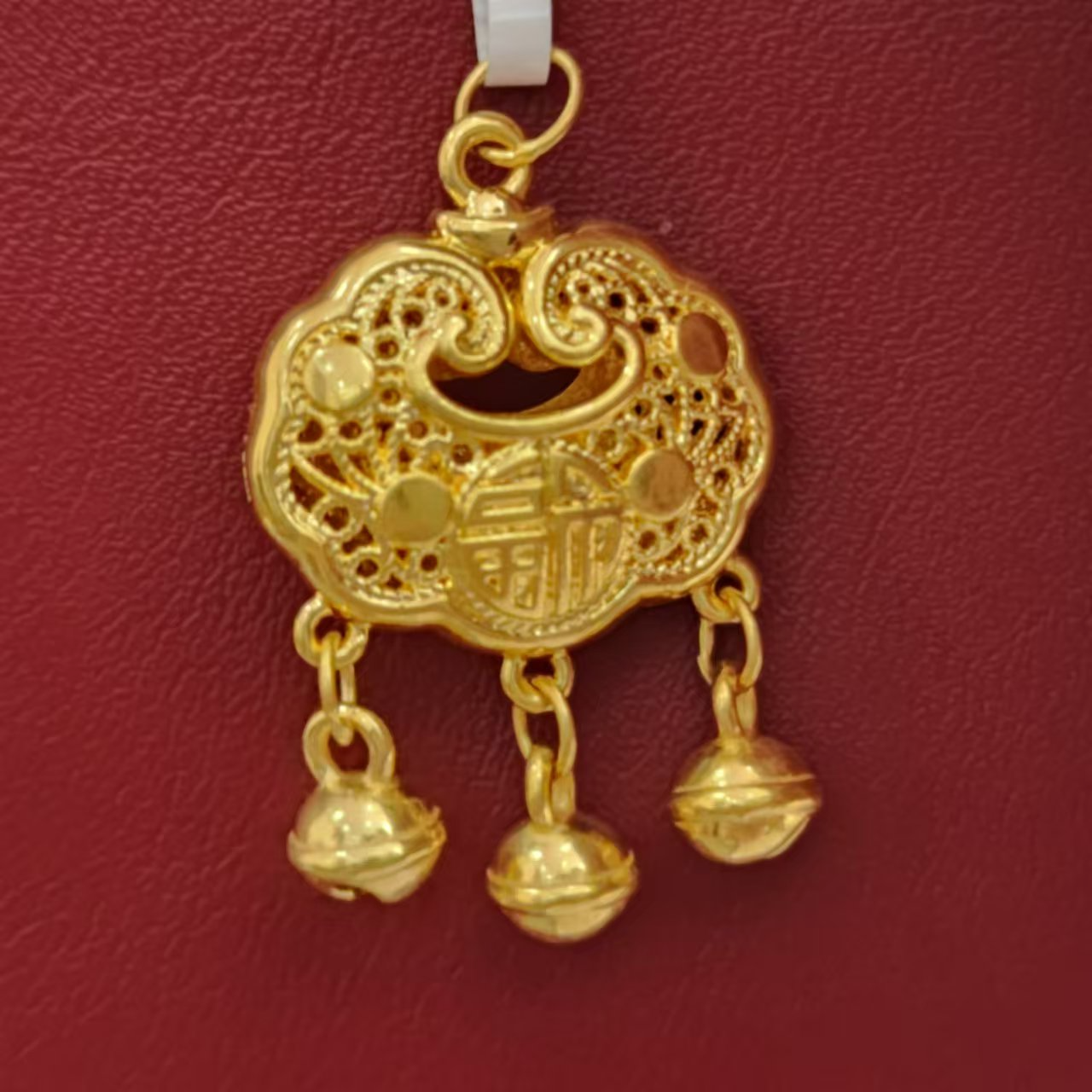 【小云专享】足金999饰品 平安锁吊坠 GP 1.11