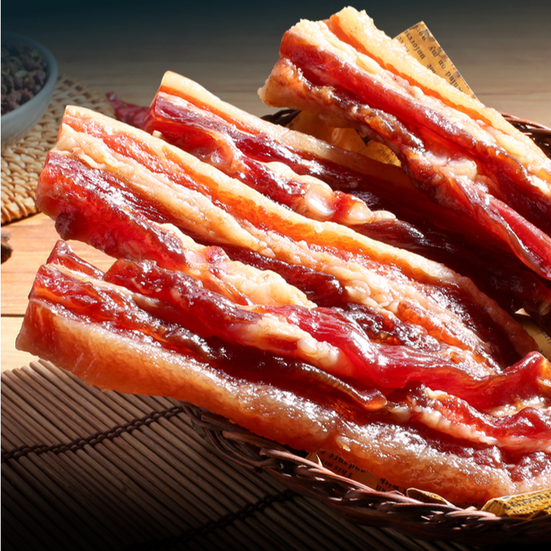 金泉腊味广式生晒腊肉不加添加剂500g*1袋湛江特产