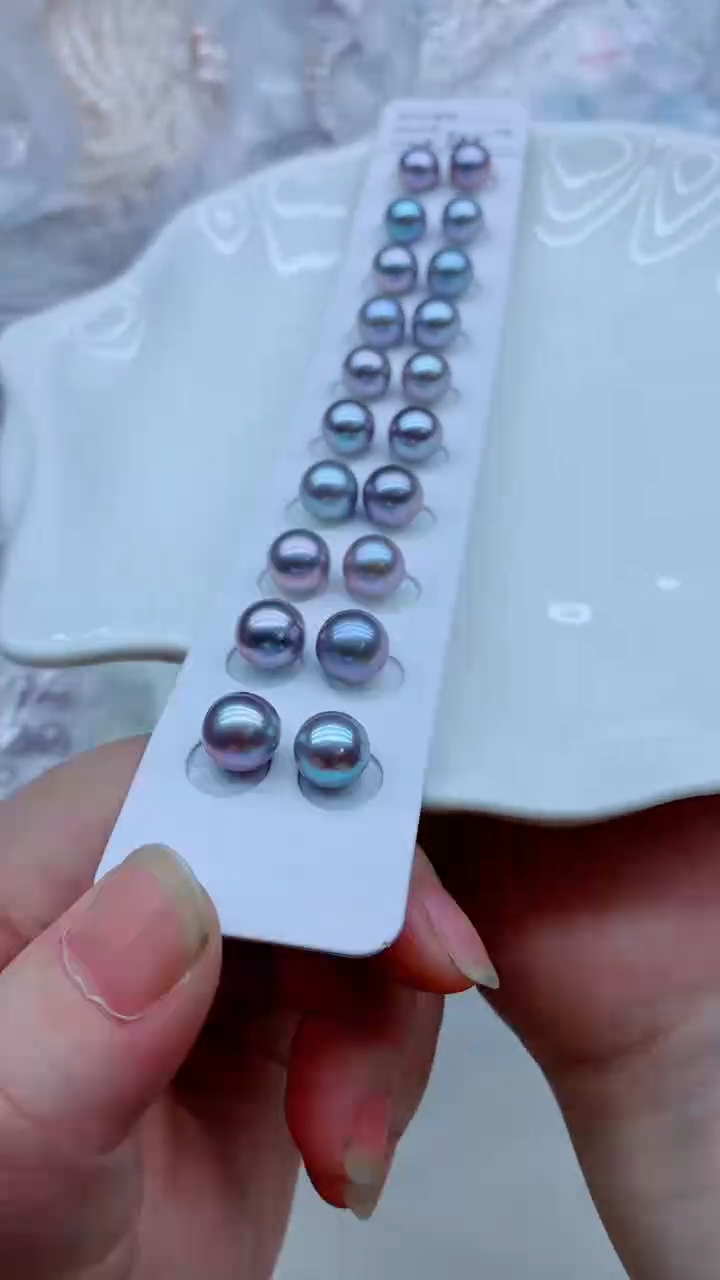 未镶嵌淡水珍珠耳饰淡水珍珠耳饰多样性发其一