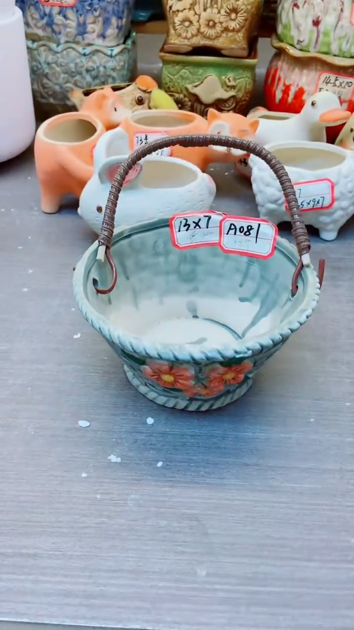 @@陶瓷多肉花盆A081