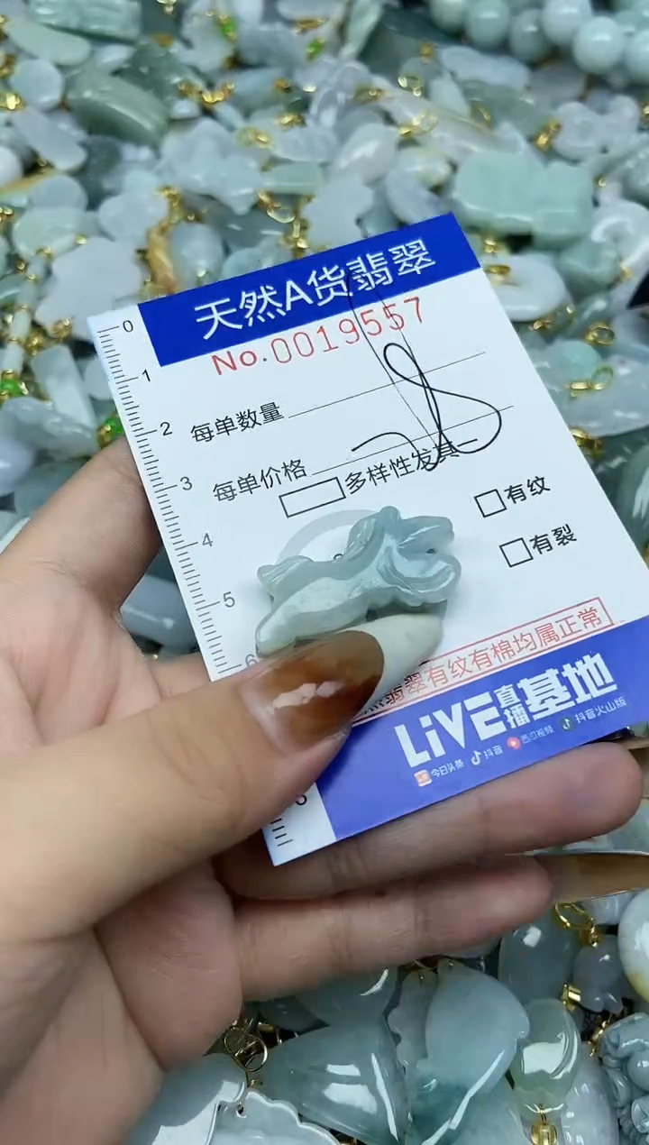 【闪购商品】翡翠颈饰未镶嵌天然A货翡翠