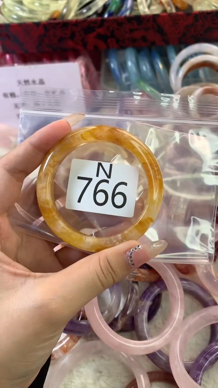 水晶手镯N未镶嵌水晶766-54