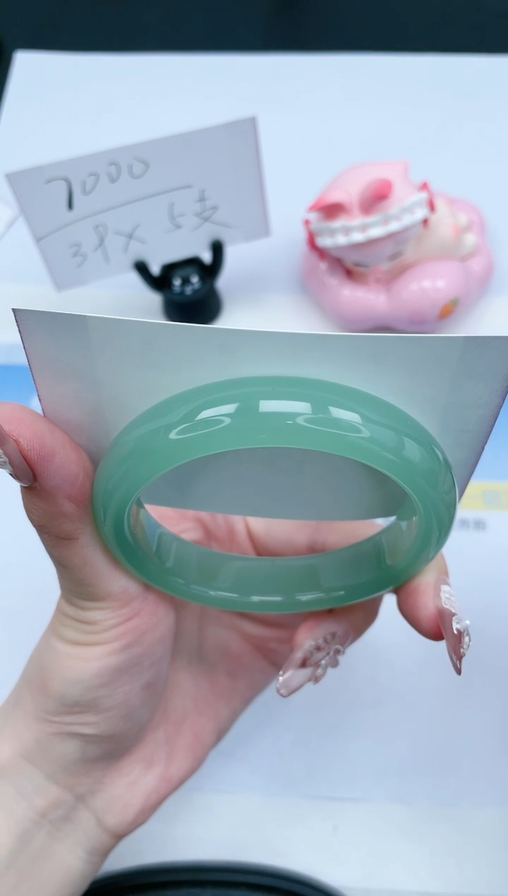 【闪购商品】石英质玉未镶嵌手镯117-58