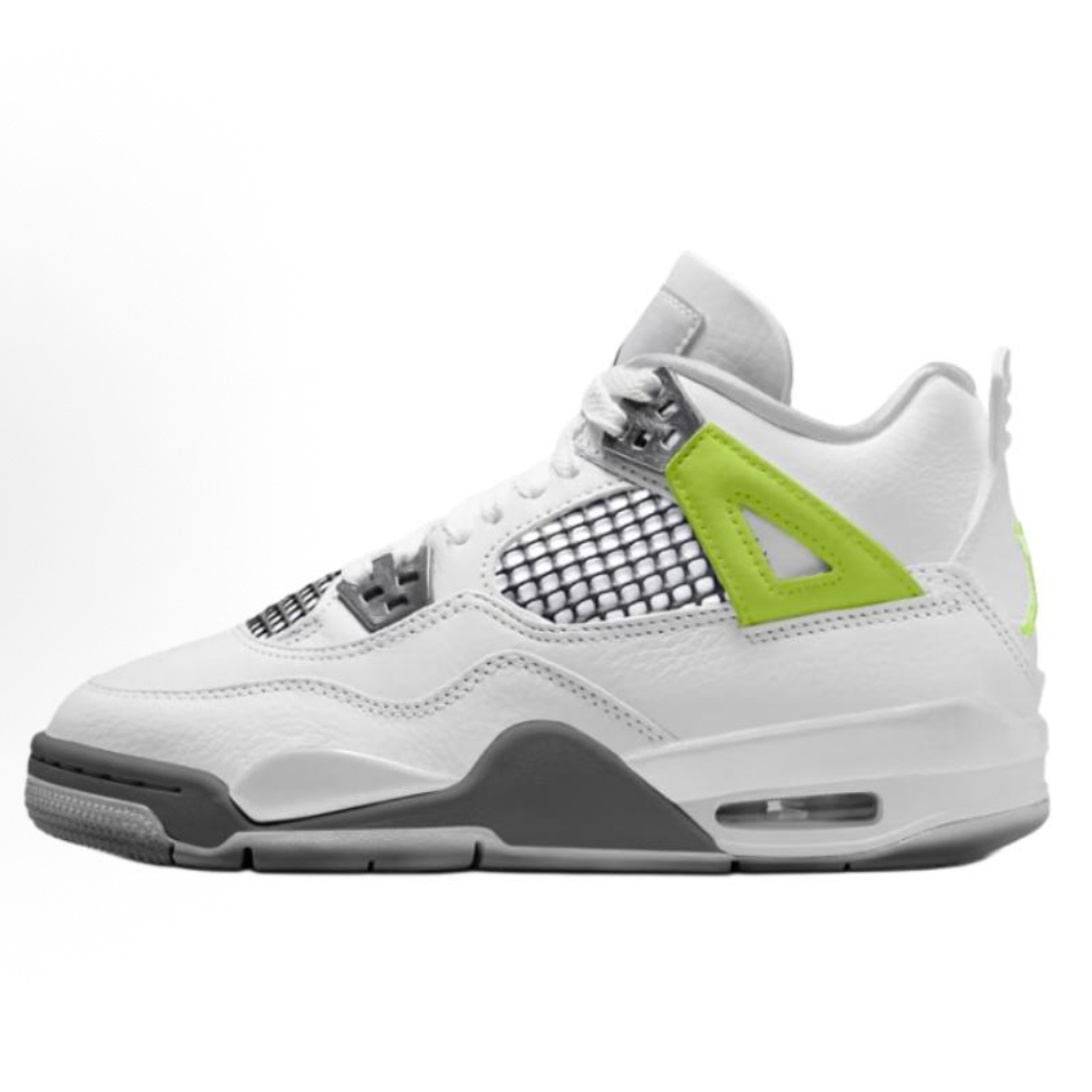NIKE/耐克官方正品AirJordanUN AJ4白绿休闲运动篮球鞋HJ5990-100