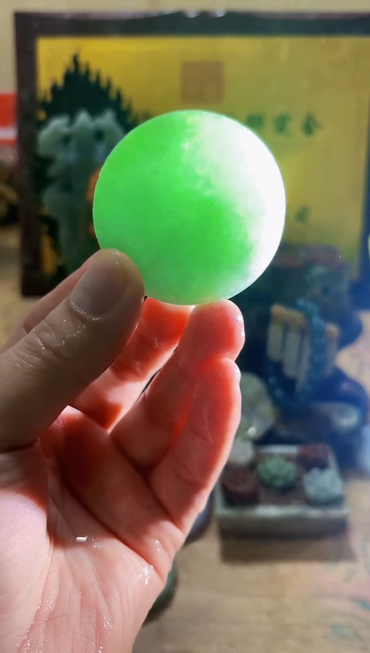 未镶嵌挂件翡翠A货常星8197