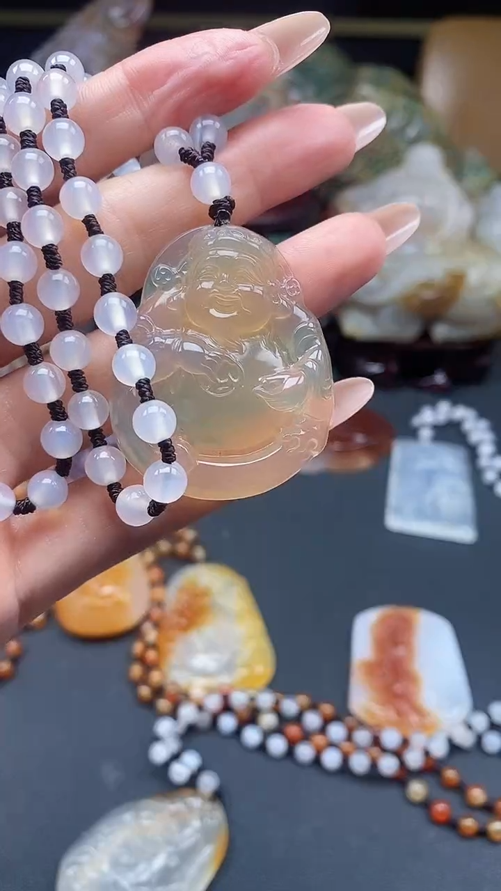【闪购商品】玛瑙/玉髓颈饰未镶嵌dd