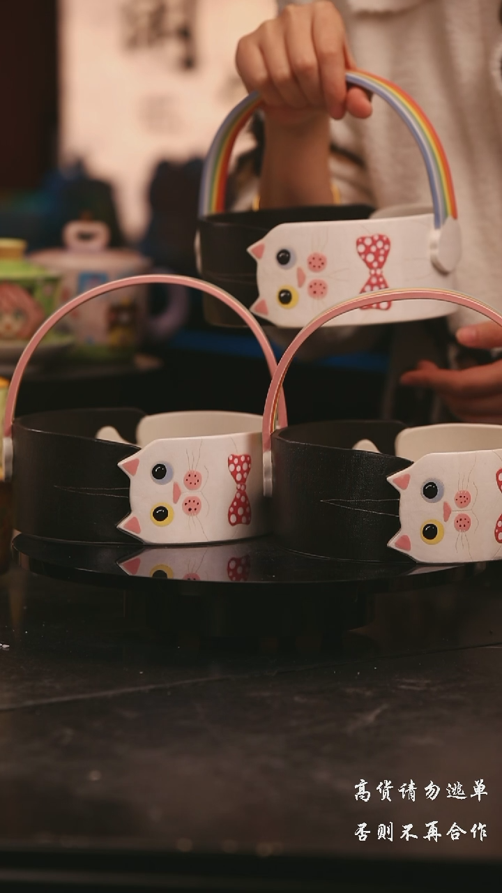 陶瓷随机一个景德镇可爱设计师款陶瓷 