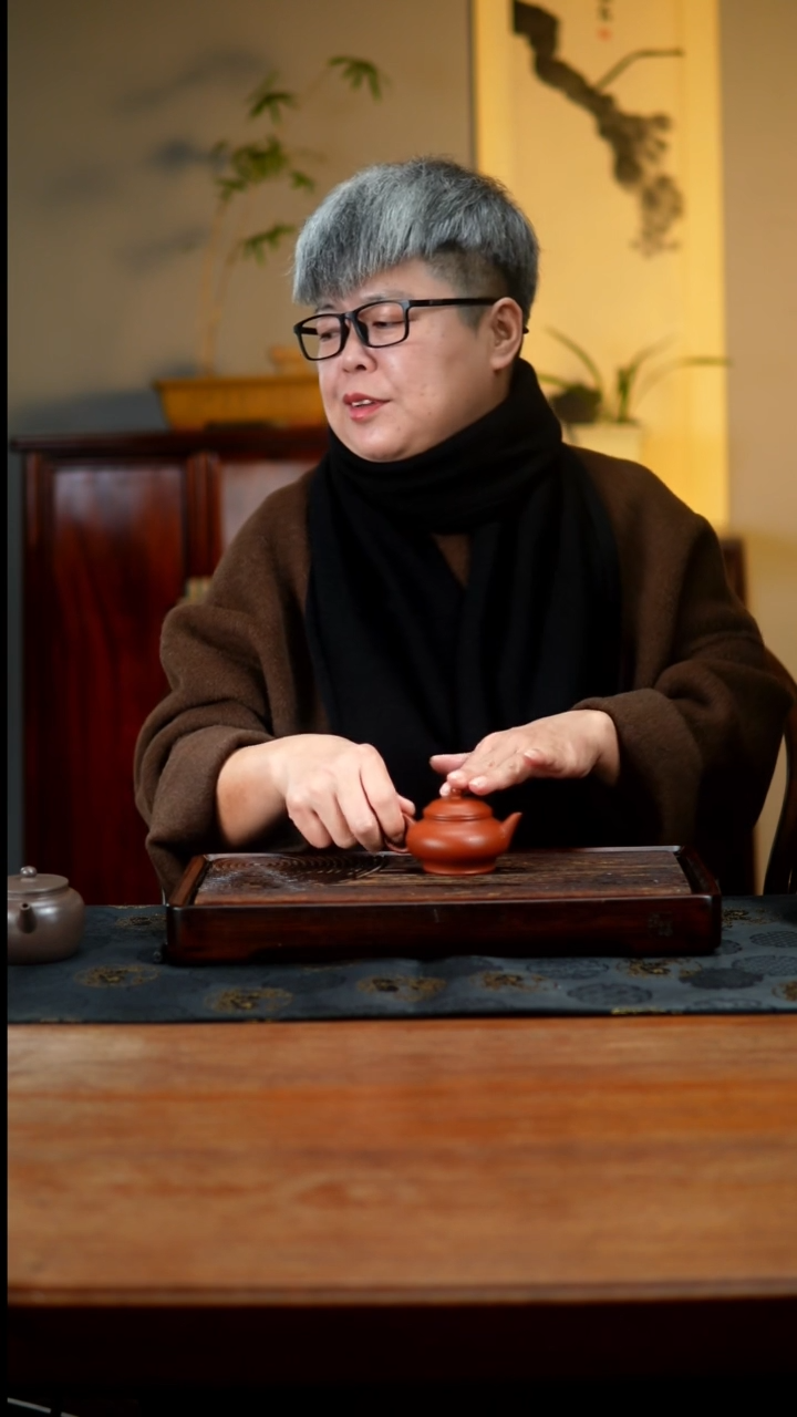 【闪购商品】紫砂茶壶黄龙山原矿朱泥扁灯水平2