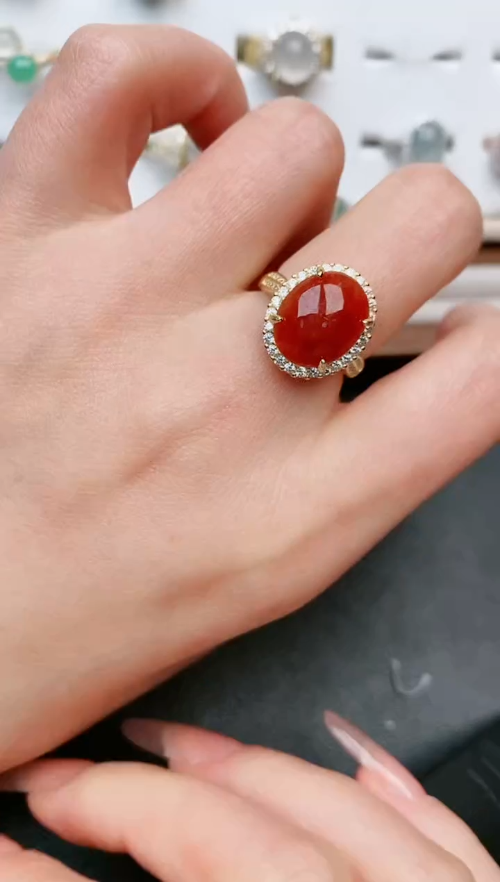 【闪购商品】翡翠戒指银S925镶嵌.....