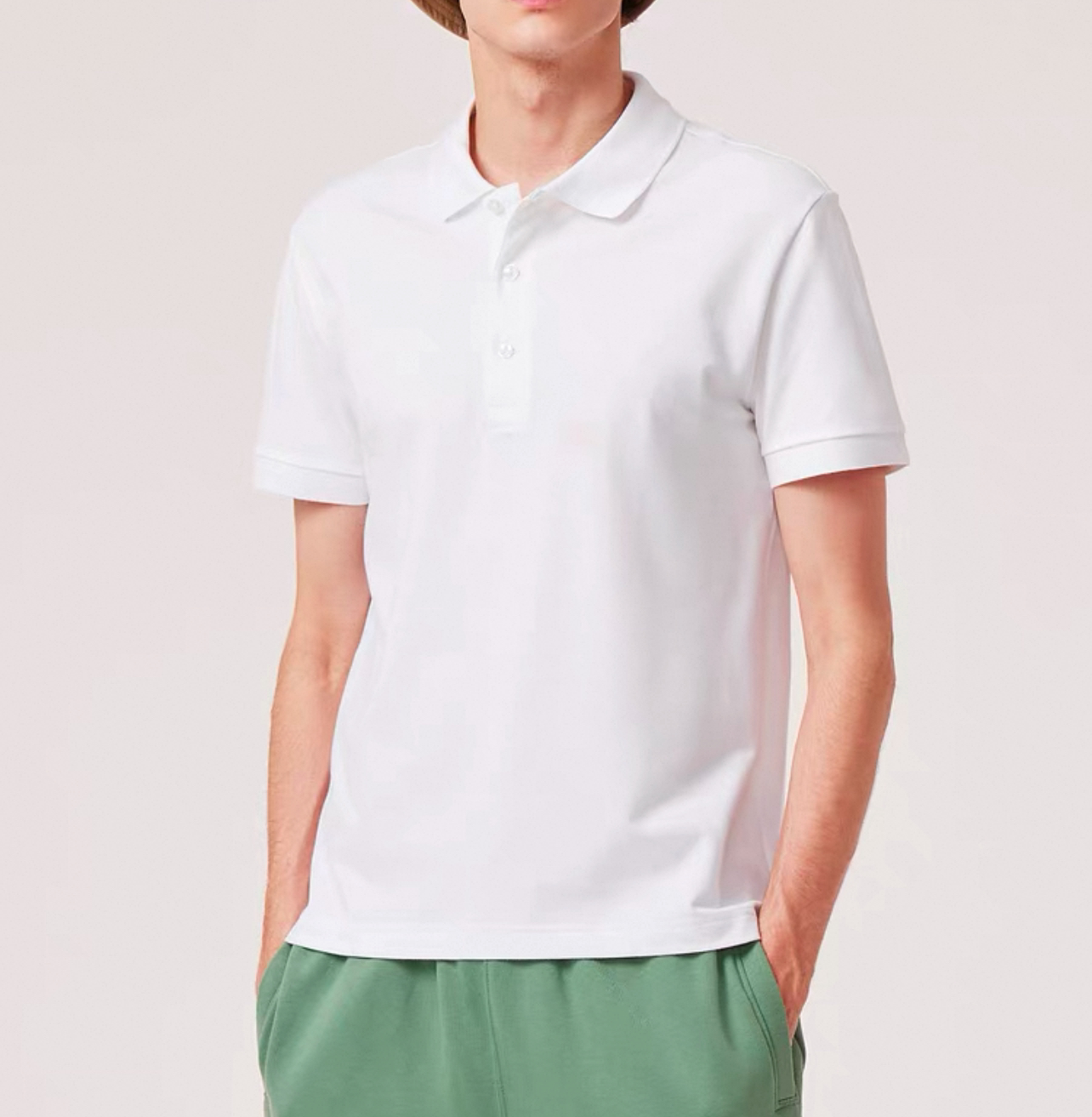 Fish 男士三粒扣经典款POLO