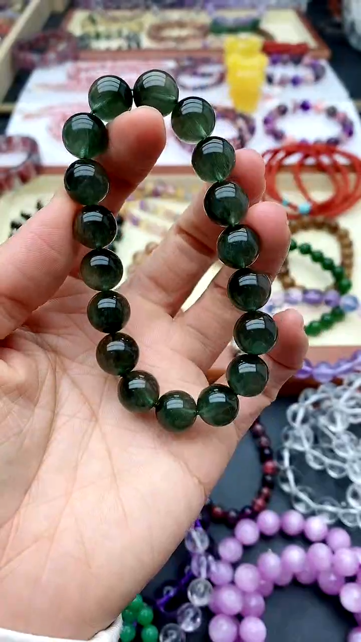 【闪购商品】水晶手链未镶嵌绿发晶