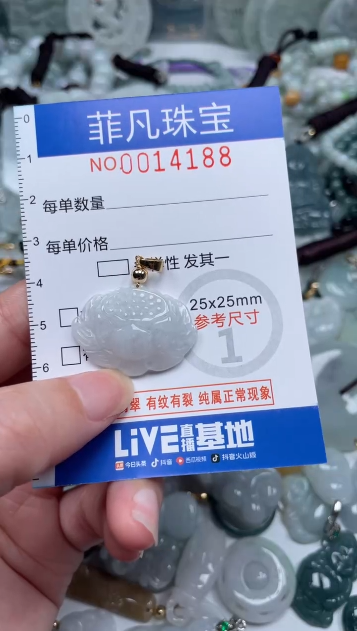 颈饰未镶嵌翡翠14188