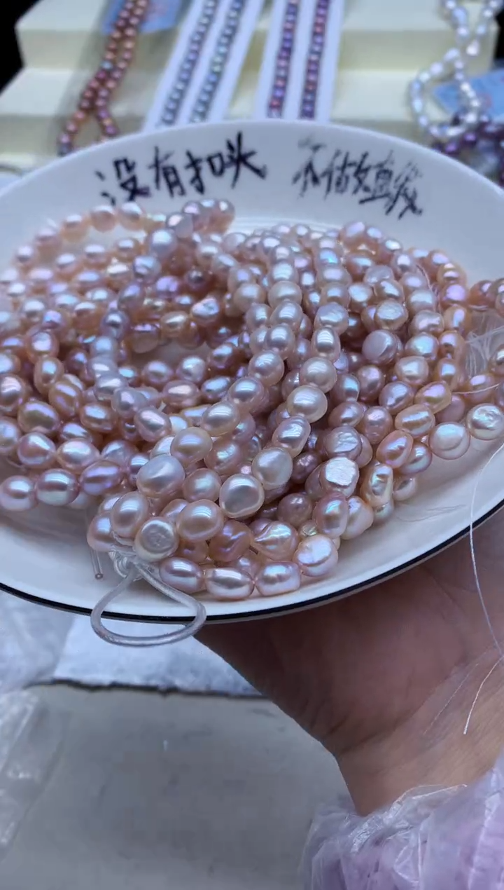 【闪购商品】淡水珍珠颈饰未镶嵌淡水珍珠项链多样性发其一