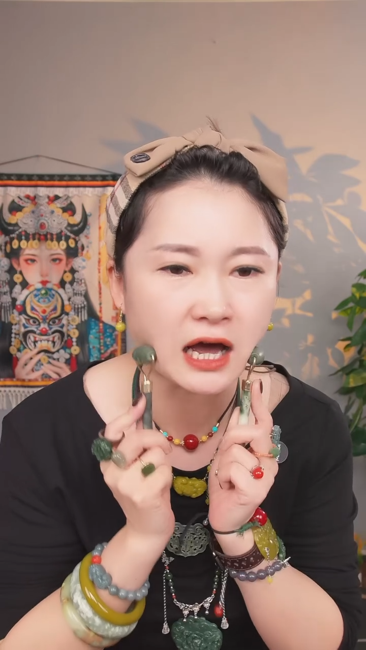 未镶嵌岫玉美美棒花**啦美美棒多样性发货一件