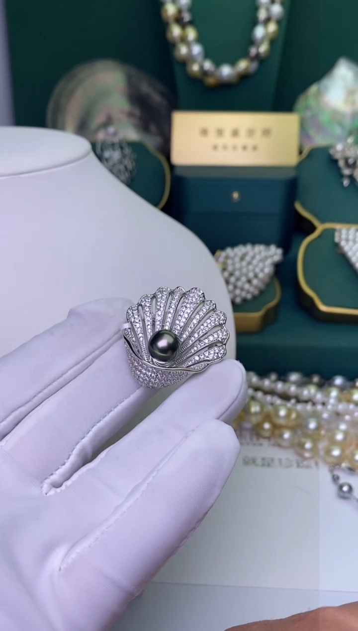 【闪购商品】海水珍珠胸饰未镶嵌1