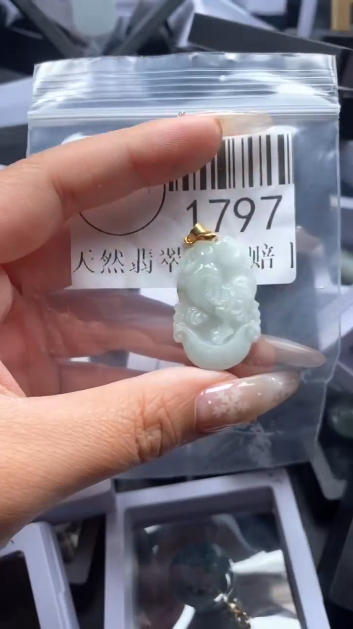 颈饰未镶嵌翡翠1797