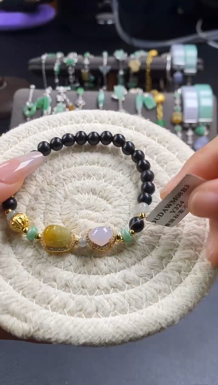 颈饰银S925镶嵌翡翠16338