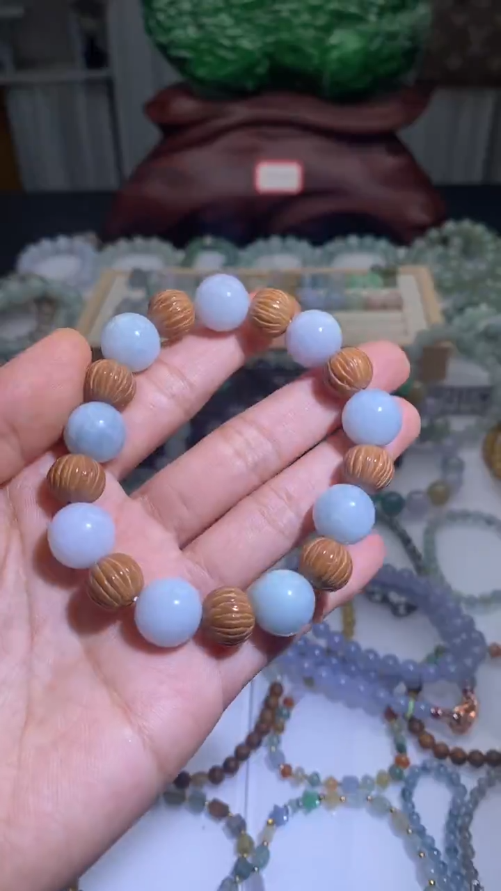 未镶嵌手链翡翠天然翡翠a货 13