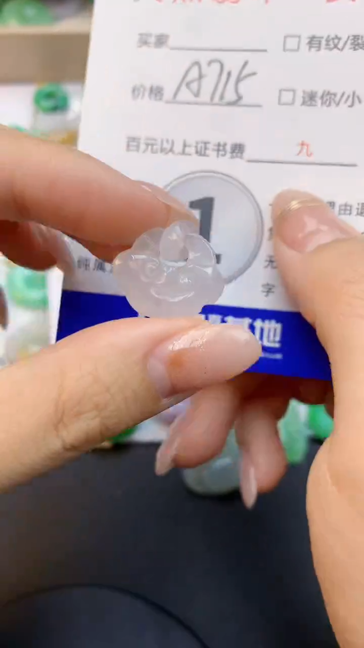 颈饰未镶嵌翡翠天然缅甸a货翡翠百元以上9元证书费自理