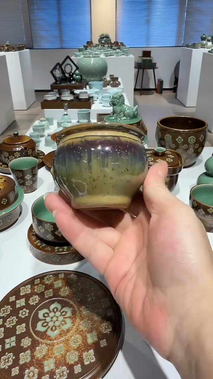 青瓷手工茶器不带礼盒包邮